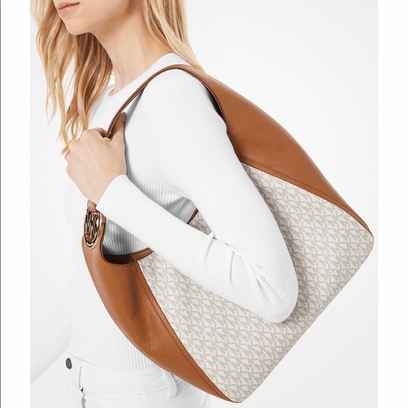MICHAEL Michael Kors Handbags - Michael Michel Kors Fulton Large Leather Hobo